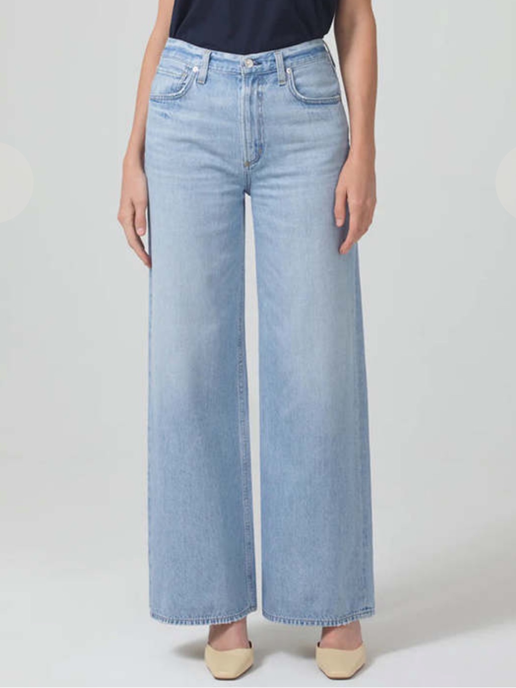 Citizens Of Humanity Nwot Paloma Baggy Moonbeam Light Wash Jeans
